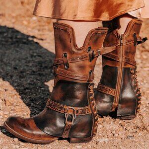 Freebird Crowe Boots - Size 10 - Never Worn - New Style-Cognac Muli Color